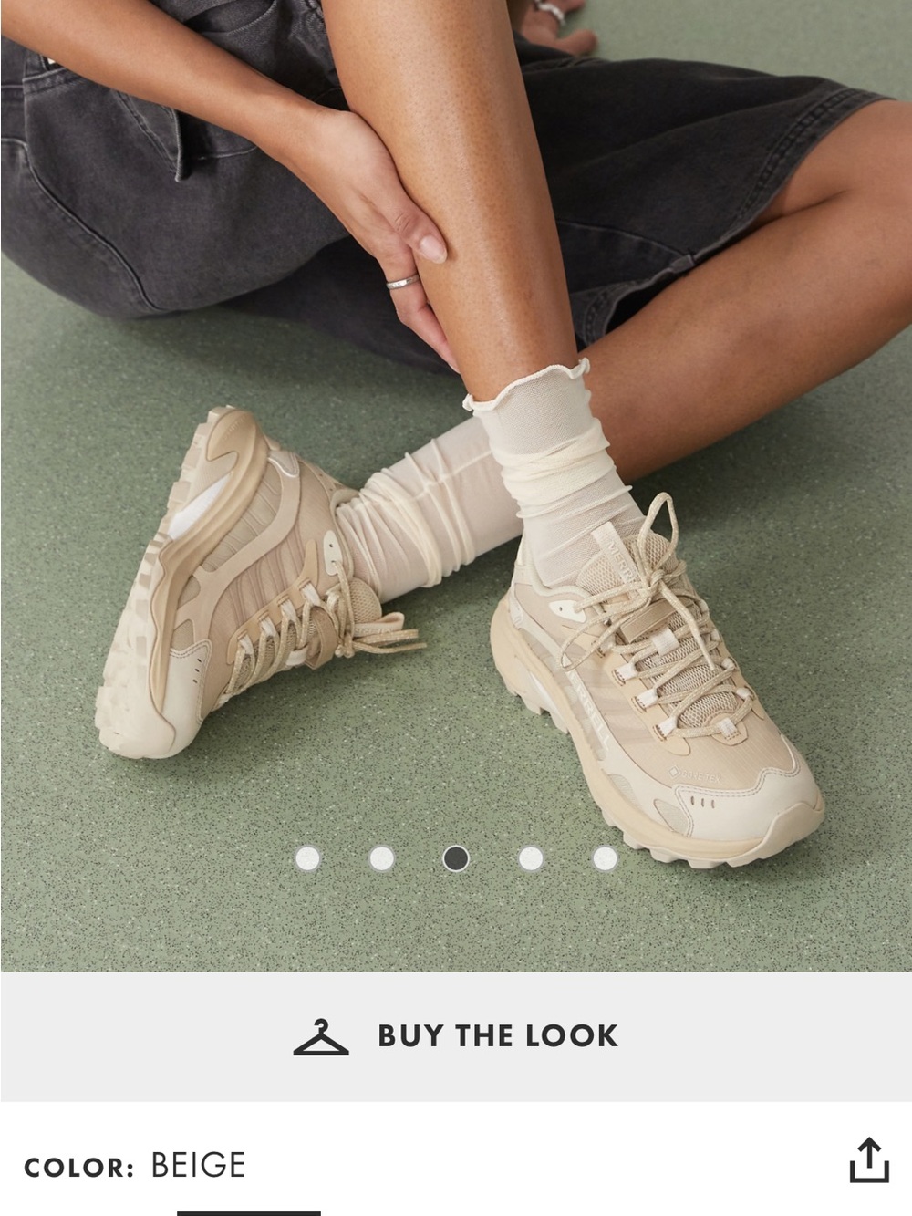 Merrell moab speed 2 gtx sneakers in beige